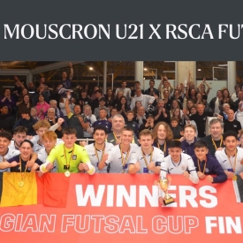 Embedded thumbnail for Highlights U21 Cup Final: Squadra Mouscron 2-6 RSCA Futsal
