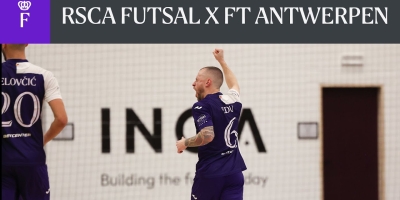 Embedded thumbnail for HIGHLIGHTS: RSCA Futsal 14-4 FT Antwerpen (F. LEAGUE)