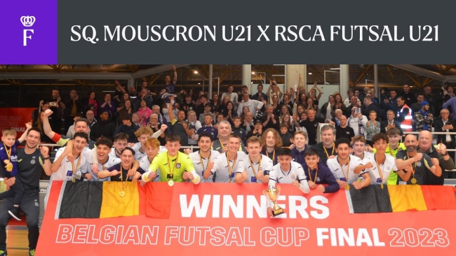 Embedded thumbnail for HIGHLIGHTS: Sq. Mouscron 2-6 RSCA Futsal U21 (Cup Final)