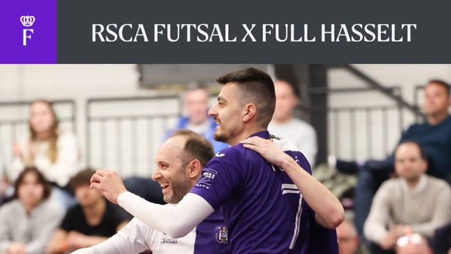 Embedded thumbnail for HIGHLIGHTS: RSCA Futsal 7-1 Full Hasselt (F. LEAGUE)