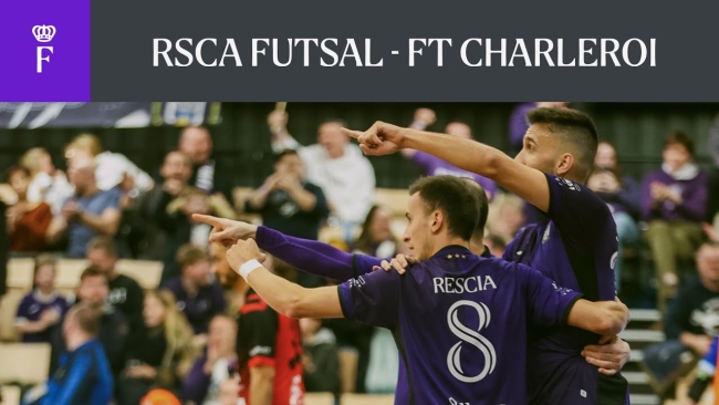 Embedded thumbnail for HIGHLIGHTS: RSCA Futsal 5-4 FT Charleroi (F. League)