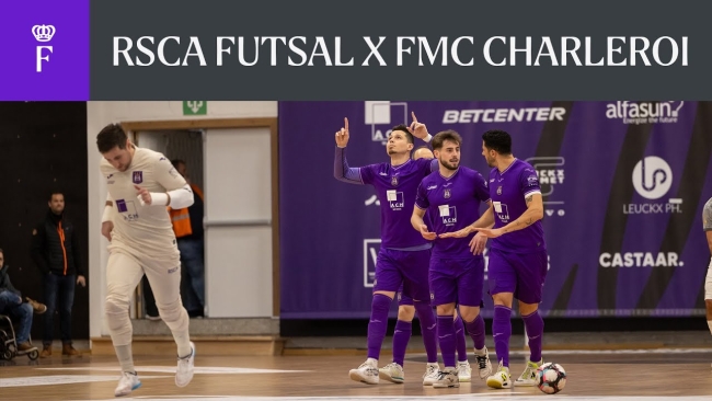 Embedded thumbnail for HIGHLIGHTS: RSCA Futsal 10-0 FMC Charleroi (Futsal League)