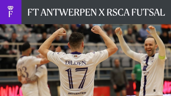 Embedded thumbnail for HIGHLIGHTS: FT Antwerpen 1-6 RSCA Futsal (Final Futsal League)