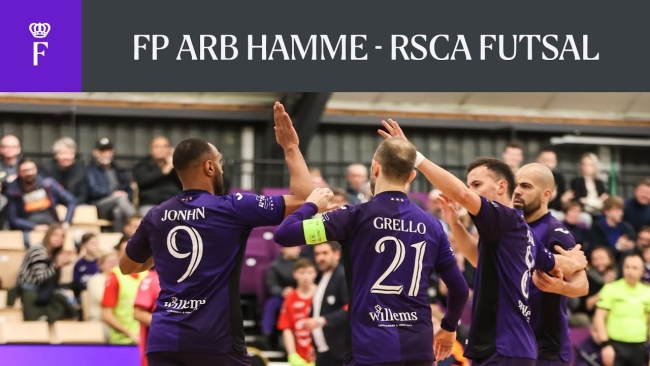 Embedded thumbnail for HIGHLIGHTS: FP ARB Hamme 1-8 RSCA Futsal (F. League)
