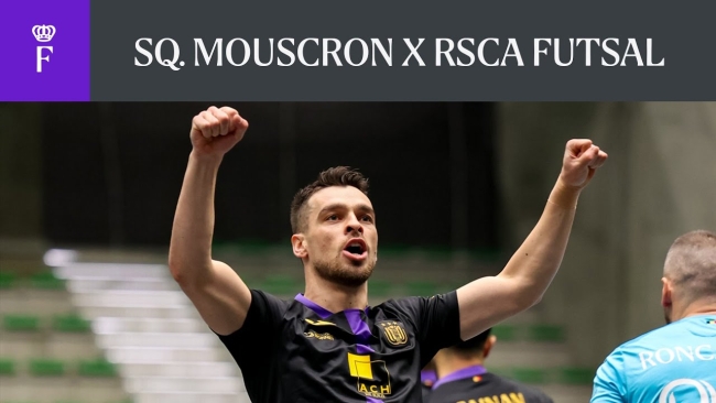 Embedded thumbnail for HIGHLIGHTS: Sq. Mouscron 1-13 RSCA Futsal (F. LEAGUE)