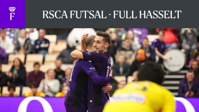 Embedded thumbnail for HIGHLIGHTS: RSCA Futsal 8-1 FULL Hasselt (F. League)