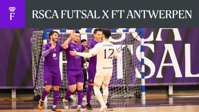 Embedded thumbnail for HIGHLIGHTS: RSCA Futsal 9-3 FT Antwerpen (Futsal League)