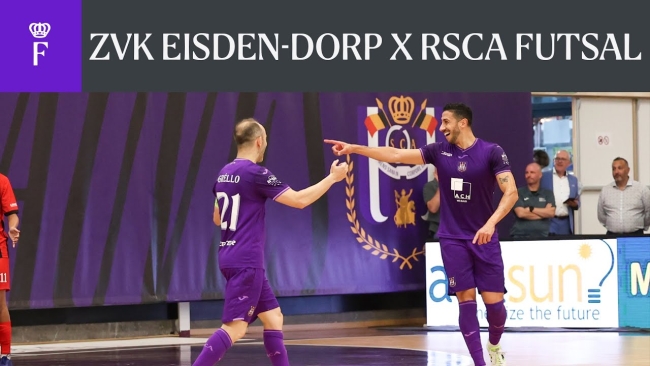 Embedded thumbnail for HIGHLIGHTS: Eisden-Dorp 1-10 RSCA Futsal (Futsal League)