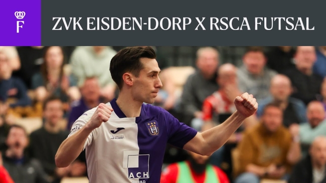 Embedded thumbnail for HIGHLIGHTS: ZVK Eisden-Dorp 0-8 RSCA Futsal (F. LEAGUE)