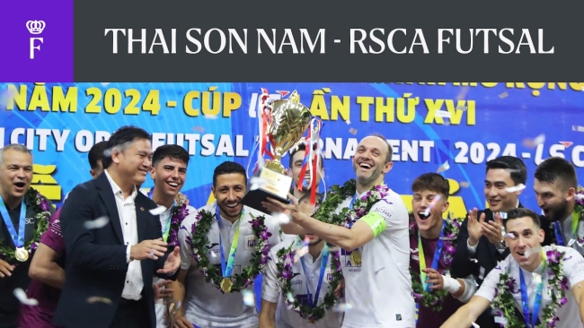 Embedded thumbnail for   HIGHLIGHTS: Thai Son Nam 2-5 RSCA Futsal (FINAL Ho Chi Minh City Futsal Open)